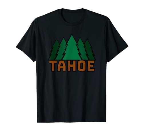 Lago Tahoe California Emerald Bay Pinos Camiseta