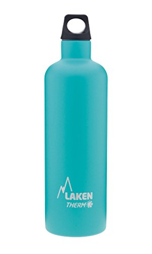 Laken Futura Botella Térmica de Acero Inoxidable 18/8 y Aislamiento de Vacío con Doble Pared, Turquesa, 750 ml