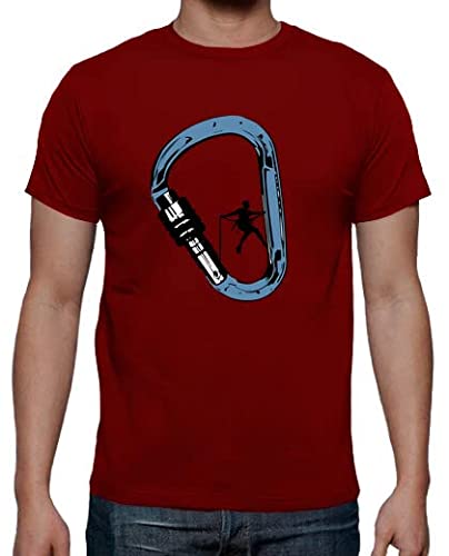 latostadora Camiseta Manga Corta Mosqueton para Hombre - Rojo XS - Ref. 1462497-P