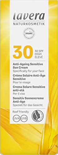 Lavera Anti-Ageing Sensitive Sun Cream SPF 30, Sun Care, vegan, certified, 50ml