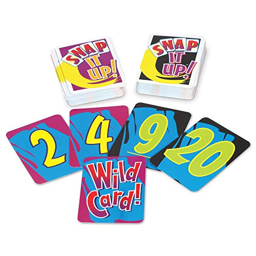 Learning Resources Snap It Up! Math: Add/Sub Card Game