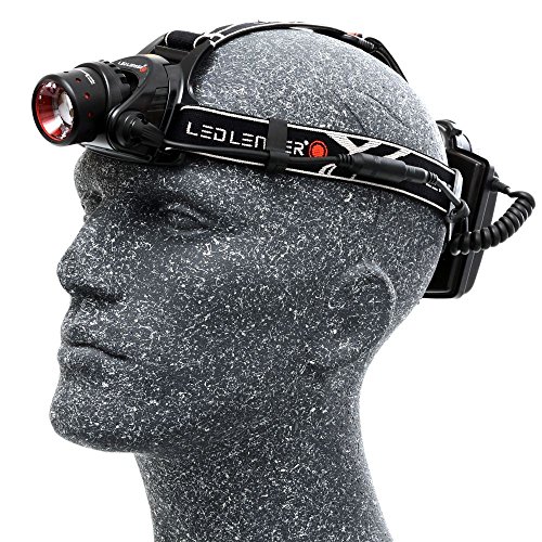 Led Lenser H14R.2 - Linterna frontal LED, 1000 lúmenes, radio de luz 300 m, color negro