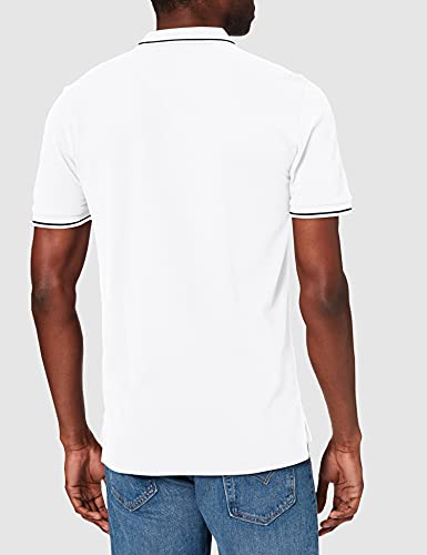 Lee Pique Polo Camisetas, Blanco (Bright White Lj), M para Hombre