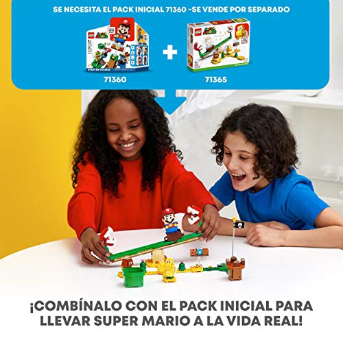 LEGO 71365 Super Mario Set de Expansión: Superderrape de la Planta Piraña, Juguete de Construcción para Niños y Niñas +7 años