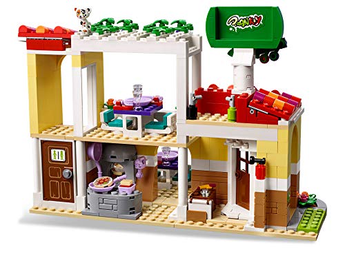 LEGO Friends - Restaurante de Heartlake City Nuevo juguete de construcción de Edificio con mini muñecas, incluye Scooter de juguete (41379)