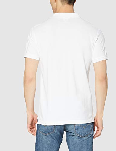 Levi's Housemark Polo Camiseta de Manga Corta, White +, XXL para Hombre