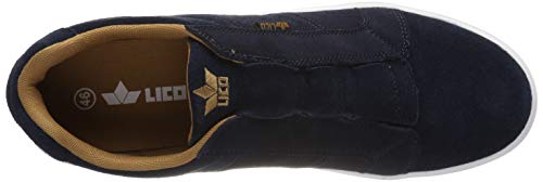 Lico Jimdo Slipper, Zapatillas sin Cordones Hombre, Azul (Marine/Braun Marine/Braun), 42 EU