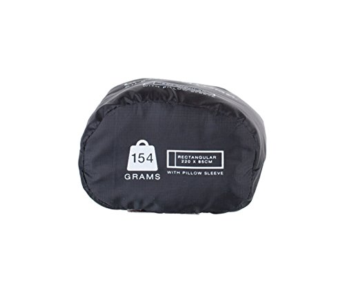 Lifeventure (Black) Silk Ultimate Sleeping Bag Liner, Rectangular Shape, Unisex-Adult, One Size