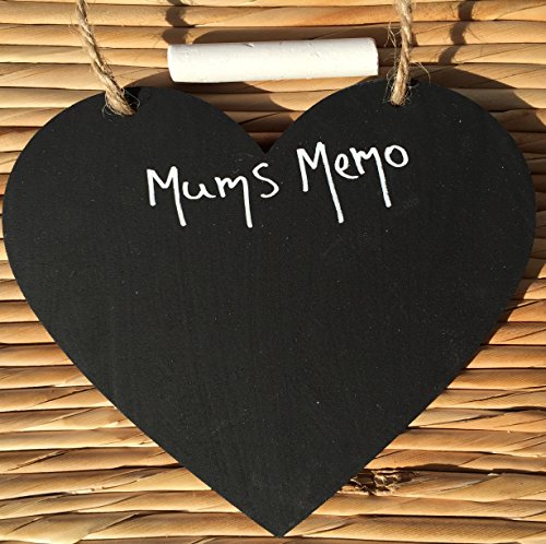 Little Miss Scrabbled - tablero de tiza para colgar personaliseitonline - corazón de madera - tablón de las madres - las madres de la cocina