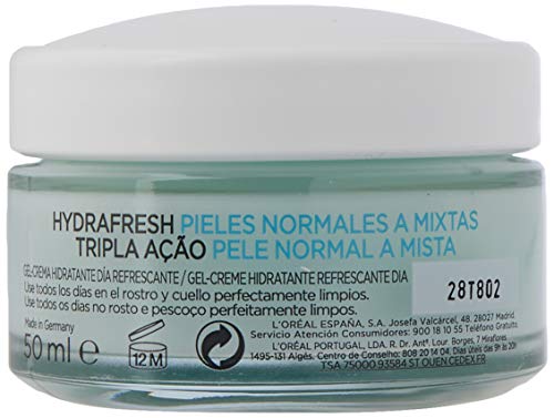 L'Oréal Paris Dermo Expertise Tratamiento Triple Activa Gel Mixta, 50 ml