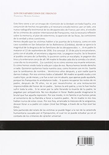 Los Desaparecidos De Franco: Un estudio factual y teórico en el contexto de los crímenes (Historia)