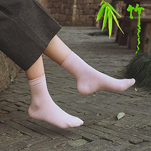 LSDJGDDE Sueldas de fibra sólida de fibra sólida de las mujeres verticales más terciopelo calcetines casuales de algodón 8 pares (Color : A, Size : Free Size)