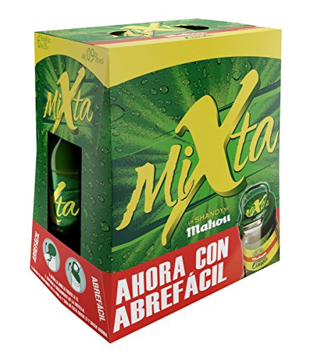 MAHOU MIXTA cerveza con limón pack 6 botellas 25 cl