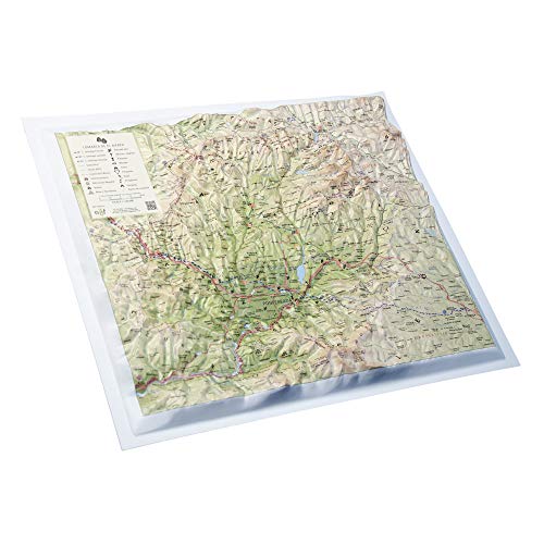 Mapa en relieve El Bierzo