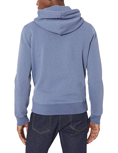 Marca Amazon - Goodthreads – Sudadera con capucha de forro polar para hombre, Azul (vintage indigo), US M (EU M)