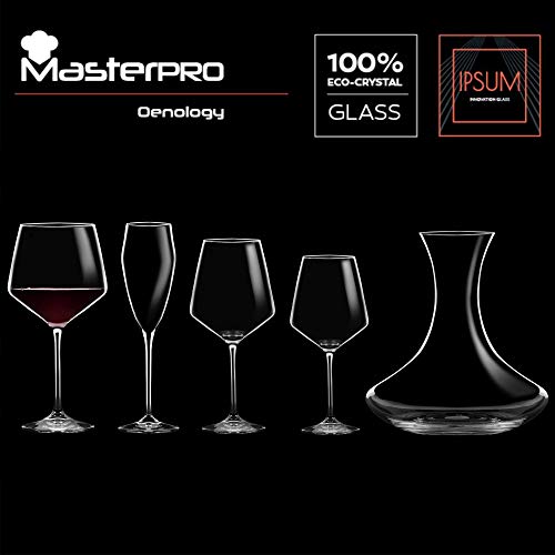 MasterPro Q3397 Set 2 Copas Grandes vinos 72 cl Cristal Colección Wine