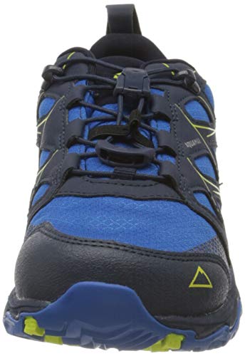 McKINLEY Montana AQX, Zapatillas para Caminar, Azul Oscuro/Amarillo, 34 EU