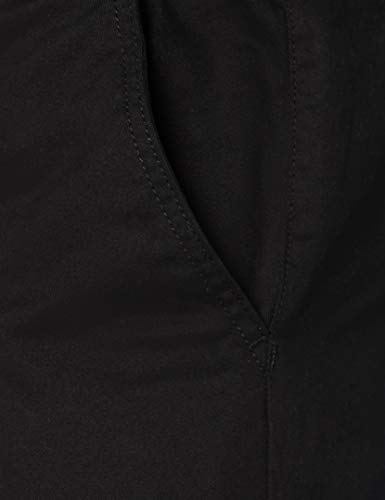 MERAKI Pantalón Chino de Algodón Hombre, Negro (Black), 32W / 32L, Label: 32W / 32L