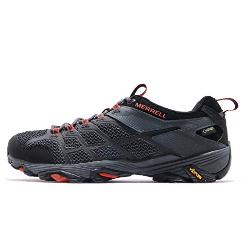 MERRELL MOAB FST 2 GTX, Zapatillas Tiempo Libre y Senderismo Hombre, Black/Granite (Multicolor), 46 EU