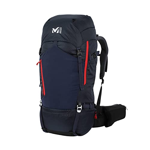 Millet - Ubic 50+10 - Mochila Unisex para Senderismo, Esquí de Fondo y Trekking - Volumen Extensible 50+10 L - Azul