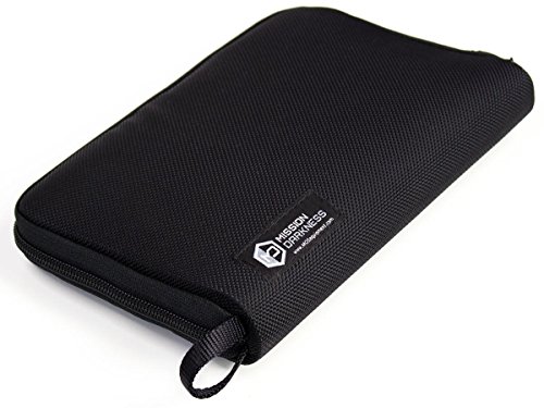 Mission Darkness Mojave Faraday Phone Bag — Multi-Functional Travel Case with Accessory Pockets and Built-in Faraday Sleeve/Signal-Blocking, Anti-Tracking, Anti-Hacking, EMF Reduction
