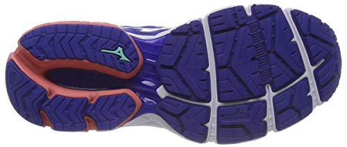 Mizuno Wave Ultima 11, Zapatillas de Running Mujer, Azul (Sur FTW EB/Wht/Sugar Coral 08), 37 EU