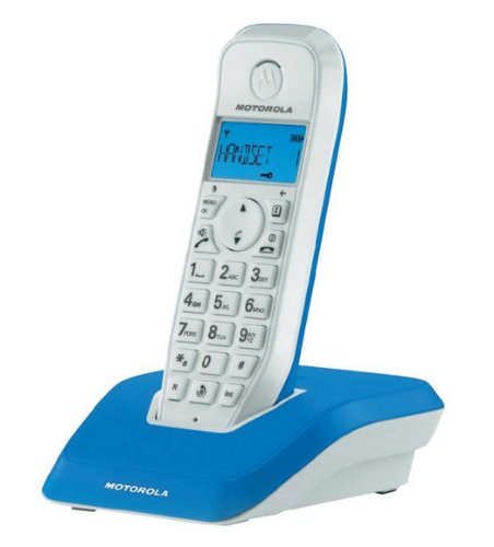 Motorola Startac S1201 - Teléfono inalámbrico DECT (manos libres, modo ECO, iluminación de pantalla ajustable al color del dispositivo) (importado)