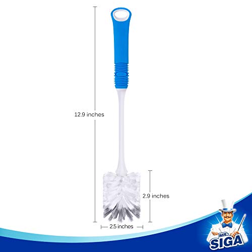 MR.SIGA Long Handle Bottle Brush - Set of 3