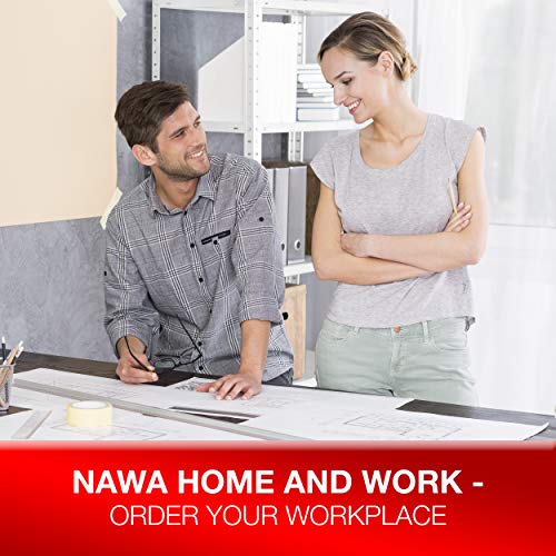 NAWA Home & Work Estantes de almacenamiento, pack de 2 estanterías para el sótano/estantería para taller/estantería para garaje, estantería práctica y versátil (180x90x30WH) PACK-EST180BL
