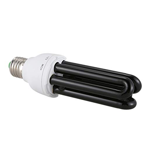 Nephit E27 40W UV Ultraviolet Fluorescent Blacklight CFL Ampoule Lampe 220V Forme: Droite Puissance Wattage: 40W DC 12V