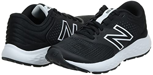 New Balance 520v7, Zapatillas para Correr Mujer, Black/White, 37 EU