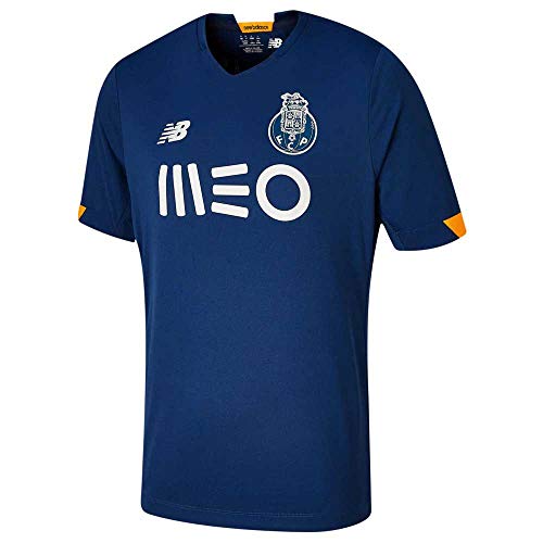 New Balance FC Porto Segunda Equipación 2020-2021 Niño, Camiseta, Blue-Orange, Talla L