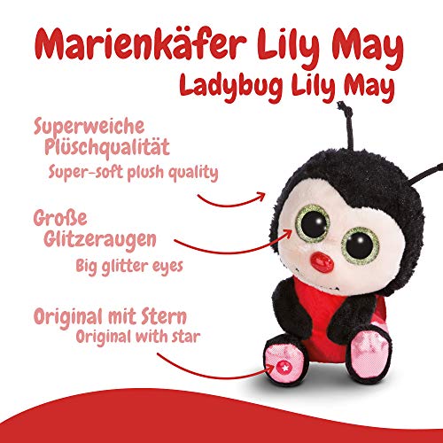 NICI- Mariquita Lily May Glubschis Peluche, Multicolor (45559)