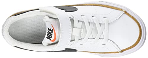 Nike Court Legacy (PSV), Zapatos Unisex niños, White/Black-Desert Ochre-Gum L, 28 EU