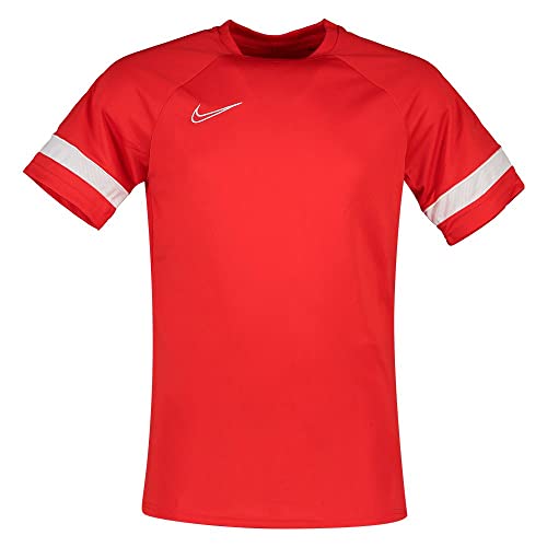 NIKE Dri-fit Academy 21 T-Shirt, University Red/White/White/White, XL Men's