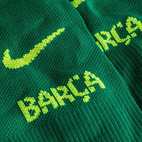 NIKE FC Barcelona H/A/G Stadium Sock Calcetines, Hombre, Verde (Lucid Green/Grove Green/Volt), S