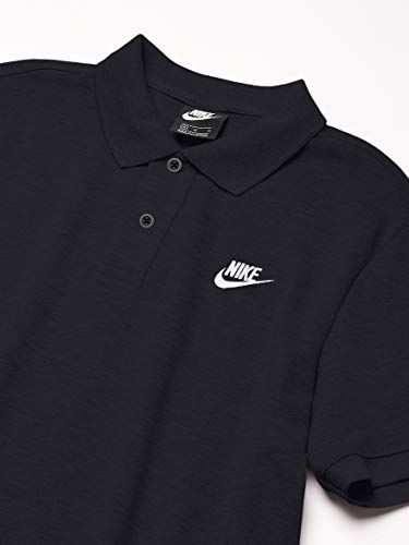 NIKE M NSW CE Polo Matchup Pq Polo Shirt, Hombre, Black/White, S