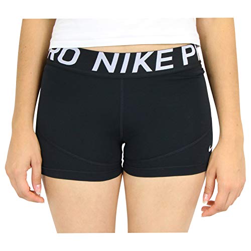 NIKE NP Short Pantalones Cortos, Mujer, Negro (Black/Black/White), M