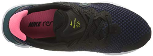 Nike Renew Run 2, Zapatillas para Correr Mujer, Azul Black Blackened Blue Dk Teal Green Sunset Pulse Cyber, 36.5 EU