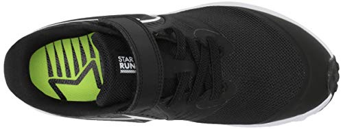 Nike Star Runner 2 (TDV), Zapatillas de Gimnasia Unisex niños, Negro (Black/White/Black/Volt 001), 19.5 EU