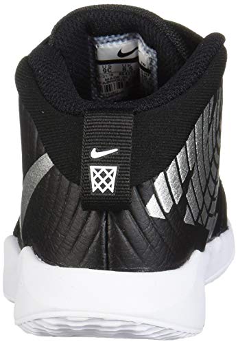 Nike Team Hustle D 9 (TD), Zapatillas de Baloncesto Unisex niño, Multicolor (Black/Metallic Silver/Wolf Grey/White 000), 25 EU