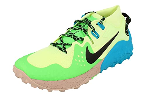 Nike Wildhorse 6 Hombre Running Trainers BV7106 Sneakers Zapatos (UK 7 US 8 EU 41, Barely Volt Black Poison Green 700)