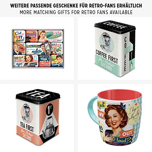 Nostalgic-Art Caja de Almacenamiento Retro L Have A Coffee – Idea de Regalo para Aficionados a Nostalgia, Lata Grande de café, Diseño Vintage, 3 l