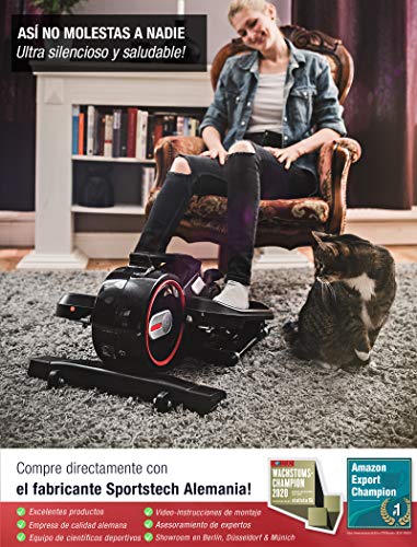 ¡Novedad de feria! Mini bicicleta estática con app - Stepper DFX100 - Elíptica para ejercicio en oficina & casa, salud laboral, no necesario escritorio ajustable en altura - Máquina de piernas