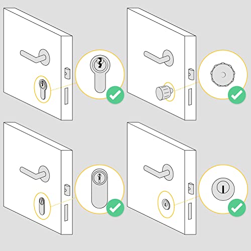 Nuki Smart Lock 3.0, cerradura inteligente para la puerta de casa sin conversión, cerradura electrónica retroadaptable, cerradura digital con bloqueo automático, blanco