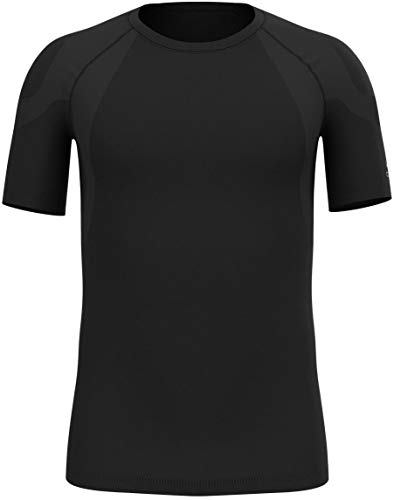 Odlo T-Shirt MC Active Spine Light Camiseta Ejercicio para Hombre, Black, M