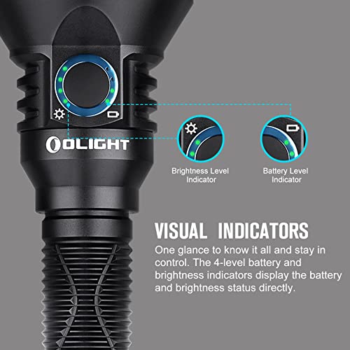 OLIGHT Javelot Pro 2 Kit Linterna LED Alta Potencia Linterna Táctica USB Recargable Linterna de Largo Alcance Lámpara Super Brillante con 2500 Lúmenes Linterna Impermeable para Caza Búsqueda y Rescate