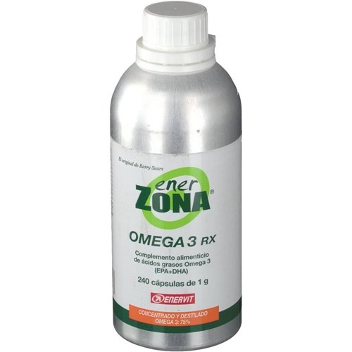 Omega 3 Rx Ener Zona 240 cápsulas 1000mg de Enerzona