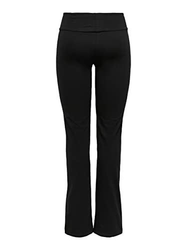 Only Play Lauf Fold Jazz Pants Regular Fit - Pantalones deportivos para mujer, color negro, talla 40/ S