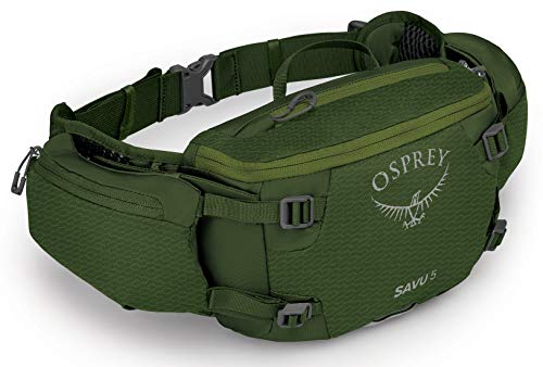 Osprey Savu 5 Mochila multideporte Unisex, Verde (Dustmoss Green), Talla O/S